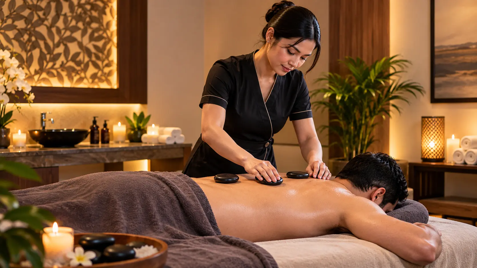 Hot Stone Massage Doha