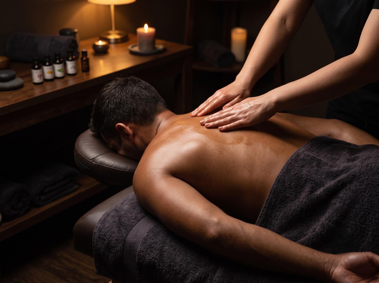Aromatherapy massage with essential oils Doha, Qatar