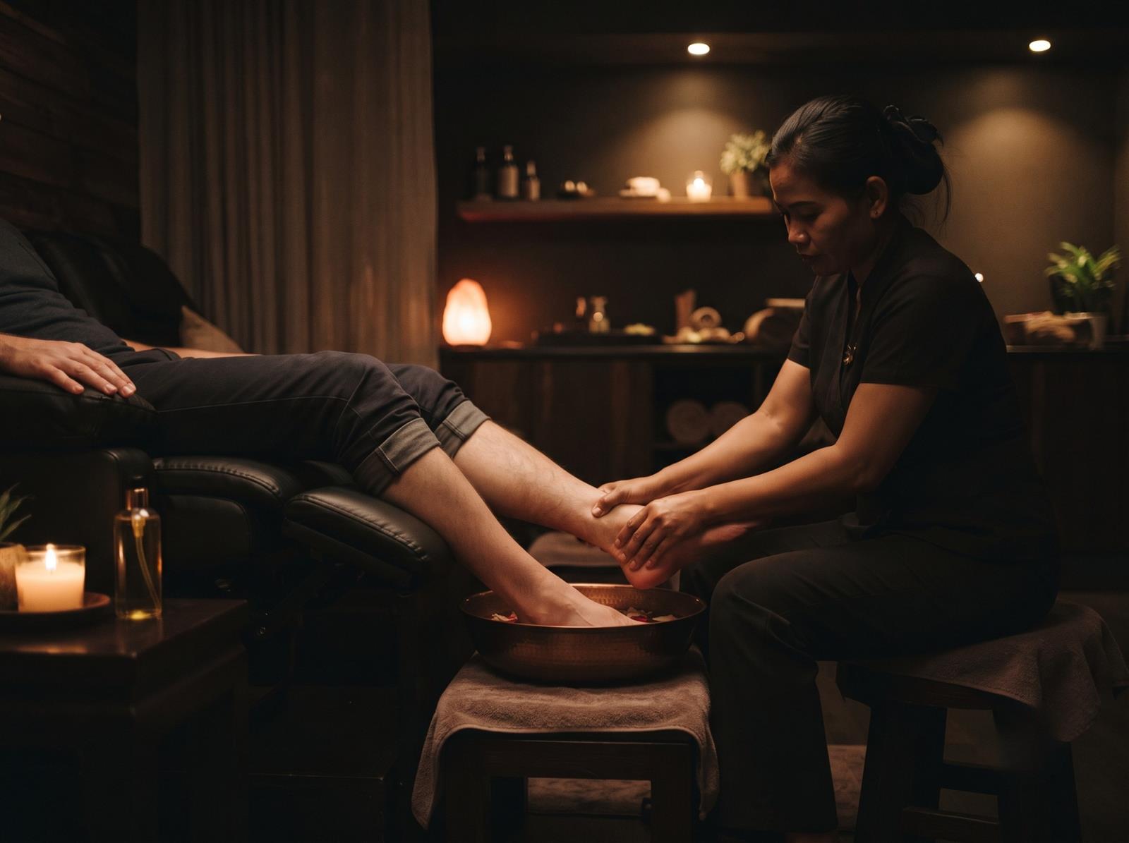 Foot and head massage in Doha, Qatar