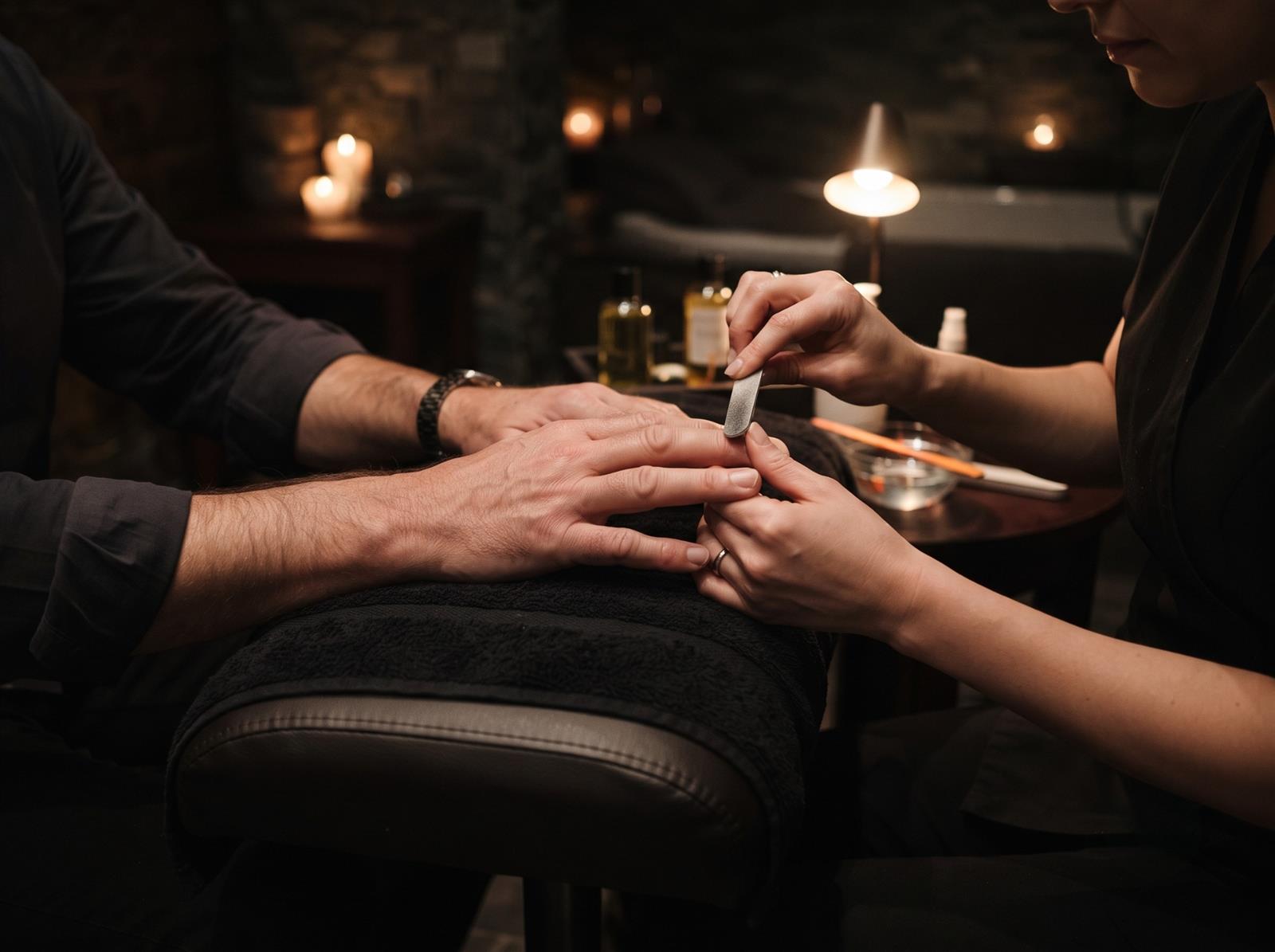 Manicure and pedicure nail care in Doha, Qatar