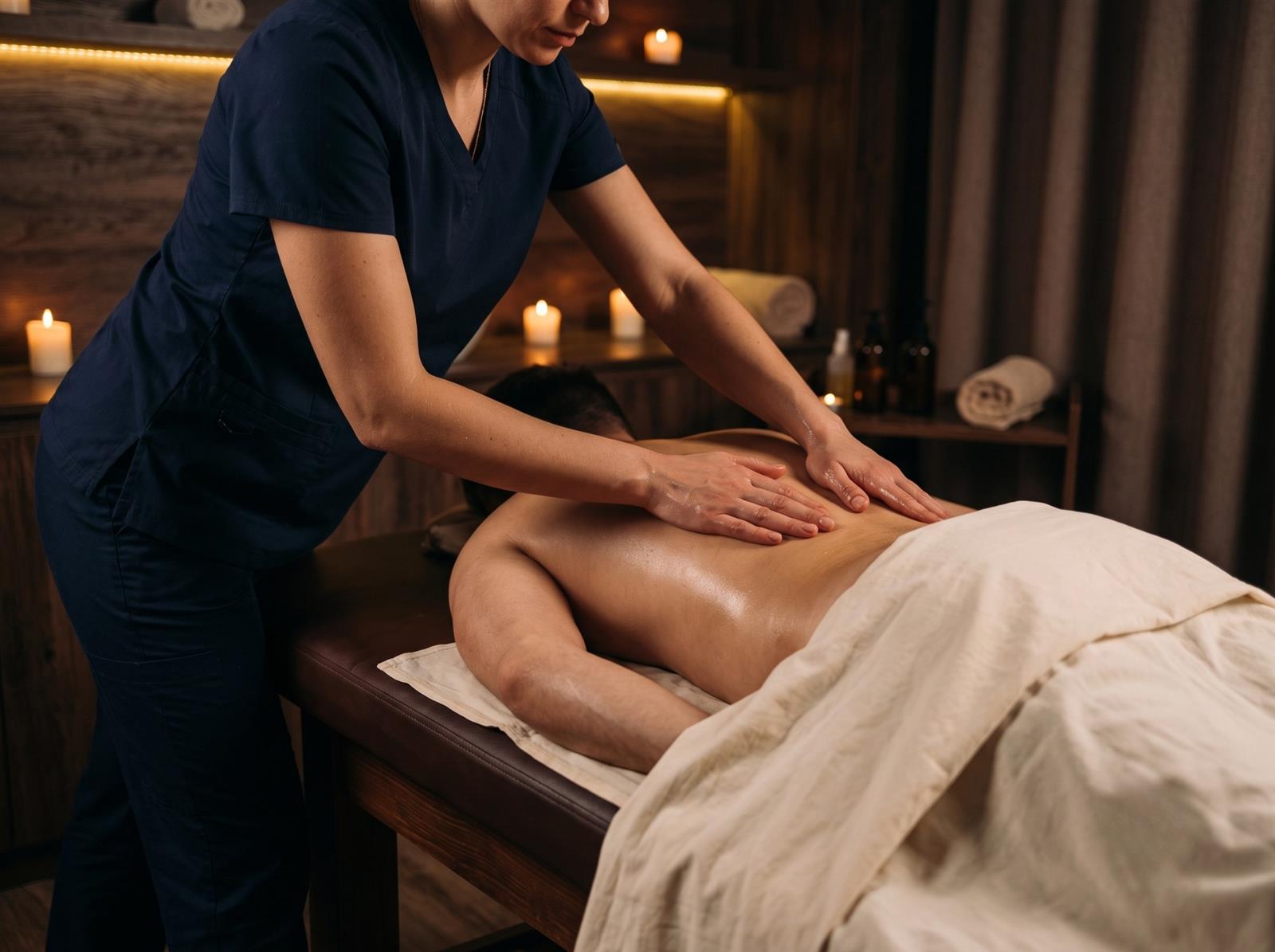 Californian massage flowing strokes Doha Qatar